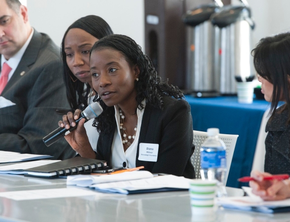 Stoneleigh Foundation Senior Program Officer Diana Millner shares her thoughts on the possible involvement of funders in youth safety initiatives. Photo courtesy of the City of Philadelphia, Kait Privatera